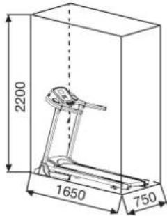 Christopeit TM 550S - Function of safety key - 1