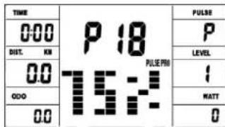 Christopeit RS 3 - PEDAL RESISTANCE: - 19