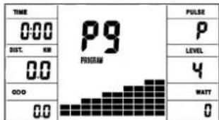Christopeit RS 3 - PEDAL RESISTANCE: - 10