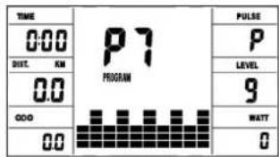 Christopeit RS 3 - Manuelles Programm Programm 1 Wellen Programm 2 Tal - 5