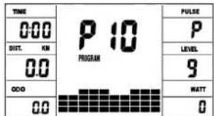 Christopeit RS 3 - PEDAL RESISTANCE: - 11