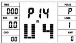 Christopeit RS 3 - PEDAL RESISTANCE: - 15