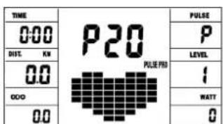 Christopeit RS 3 - Program 19 HRC (95%) Program 20 HRC Program 21 Body Fat - 2