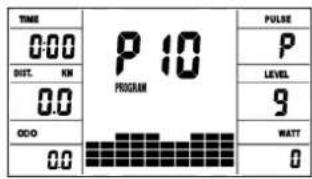 Christopeit RS 3 - Manuelles Programm Programm 1 Wellen Programm 2 Tal - 7