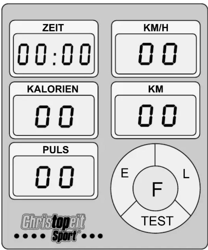 Christopeit LS 3 - 4, „TEST“-toets: - 1