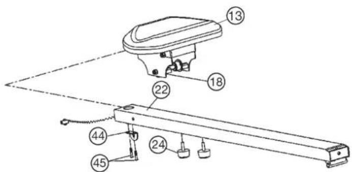Christopeit Lago - Uar 2: MoHTaK cana3OK cndeHbR (18) Ha cndeHbe (13) Ha pamy cndeHnR (22). - 1