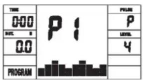 Christopeit ET 2000 - Manuelles Programm Programm 1 Wellen Program 2 Tal - 2