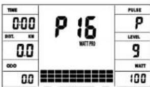 Christopeit CT 3 - RPM (OB/MmH) / SPEED/km/h (CKOPOCTb/kM/uc): - 6