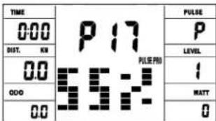 Christopeit CT 3 - RPM (OB/MmH) / SPEED/km/h (CKOPOCTb/kM/uc): - 7