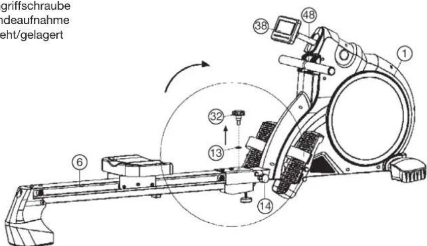 Christopeit Como - Funktion des Klappmechanismusses. - 2