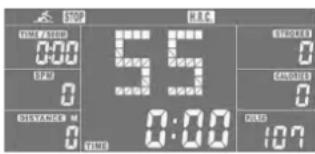 Christopeit Como - Set program according to heart rate (H.R.C.) - 1