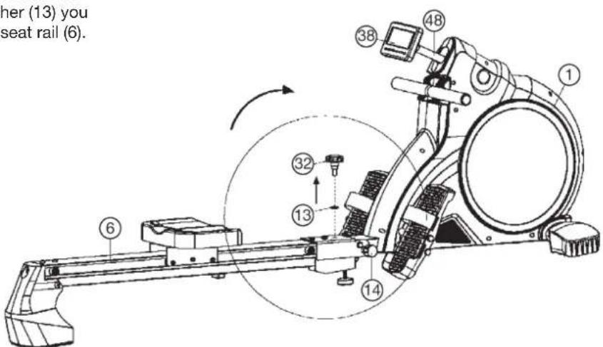 Christopeit Como - Fold up and storage the rowing machine. - 2