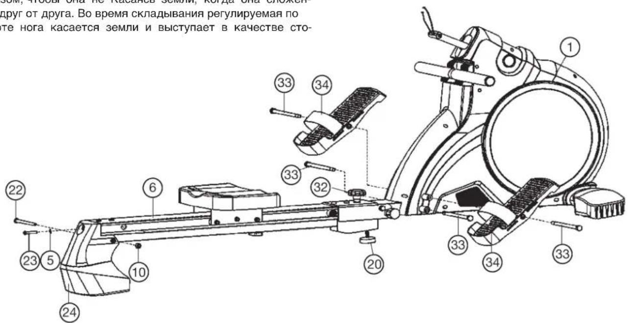 Christopeit Como - Uar 4: MoHTaX 3aADHeH OXXKn (24) n ΦHKcatOp cToNbI (34). - 1