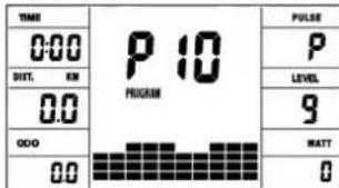 Christopeit BT 4 - Tours/min (RPM) /SPEED (Vitesse): - 8