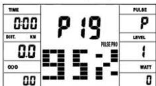 Christopeit BT 4 - Tours/min (RPM) /SPEED (Vitesse): - 17