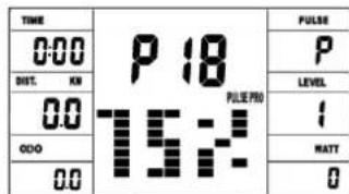 Christopeit BT 4 - Tours/min (RPM) /SPEED (Vitesse): - 16