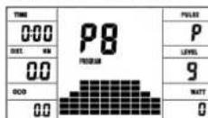 Christopeit BT 4 - PEDAL RESISTANCE: - 9