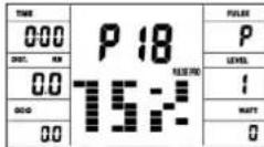 Christopeit BT 4 - PEDAL RESISTANCE: - 19
