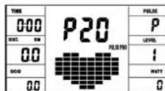 Christopeit BT 4 - PEDAL RESISTANCE: - 21