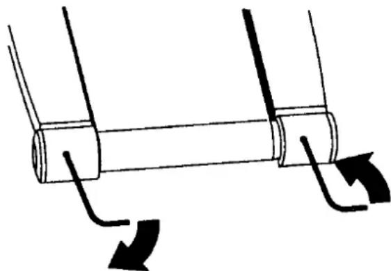 TUNTURI J77P - REGLAGE DE L'ALIGNEMENT DU TAPIS - 1