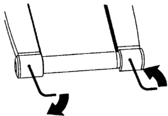 TUNTURI J77P - AUSRICHTEN DES LAUFBANDES - 1