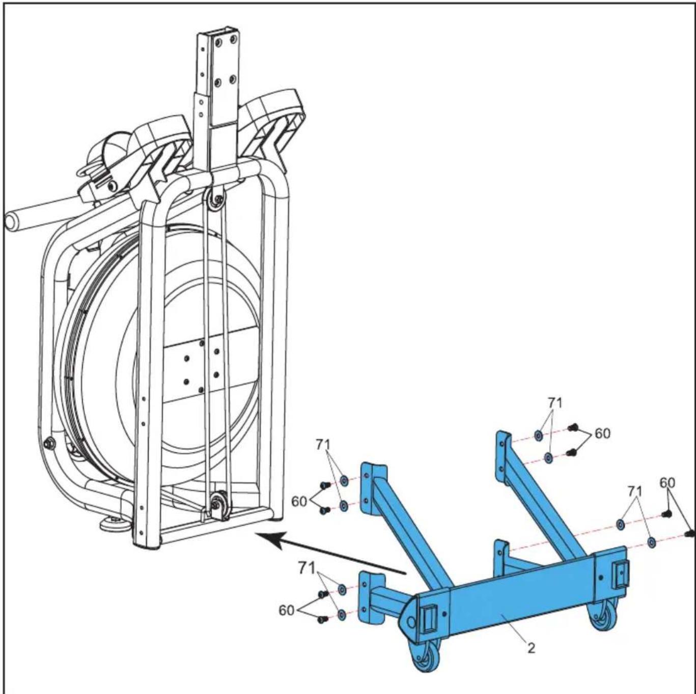 TUNTURI FitRow 70 WTR - D-4 - 1