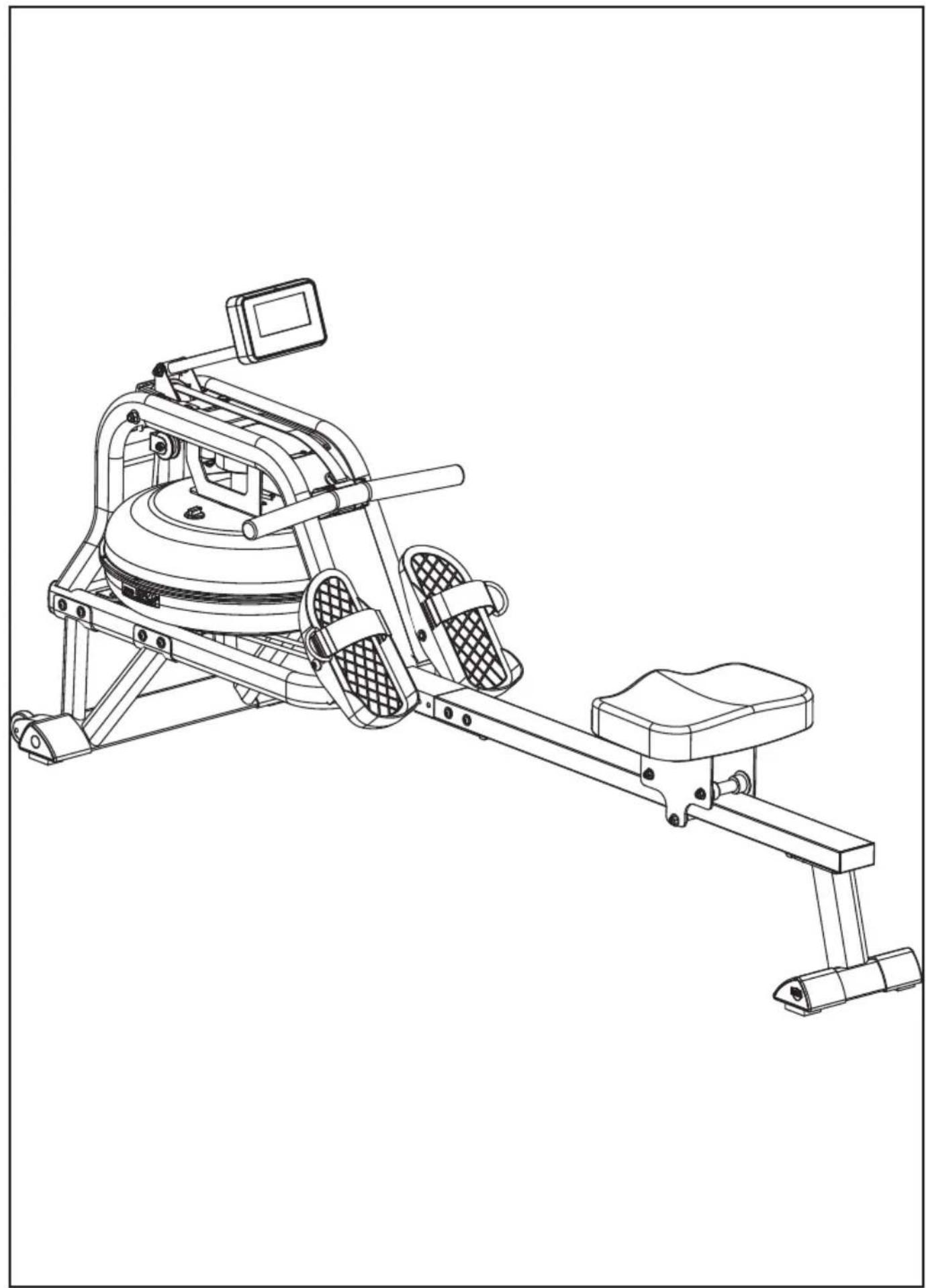 TUNTURI FitRow 70 WTR - Attention, Achtung, Attention, Attentie, Attenzione, Atencion, Giv akt, Huomio - 1