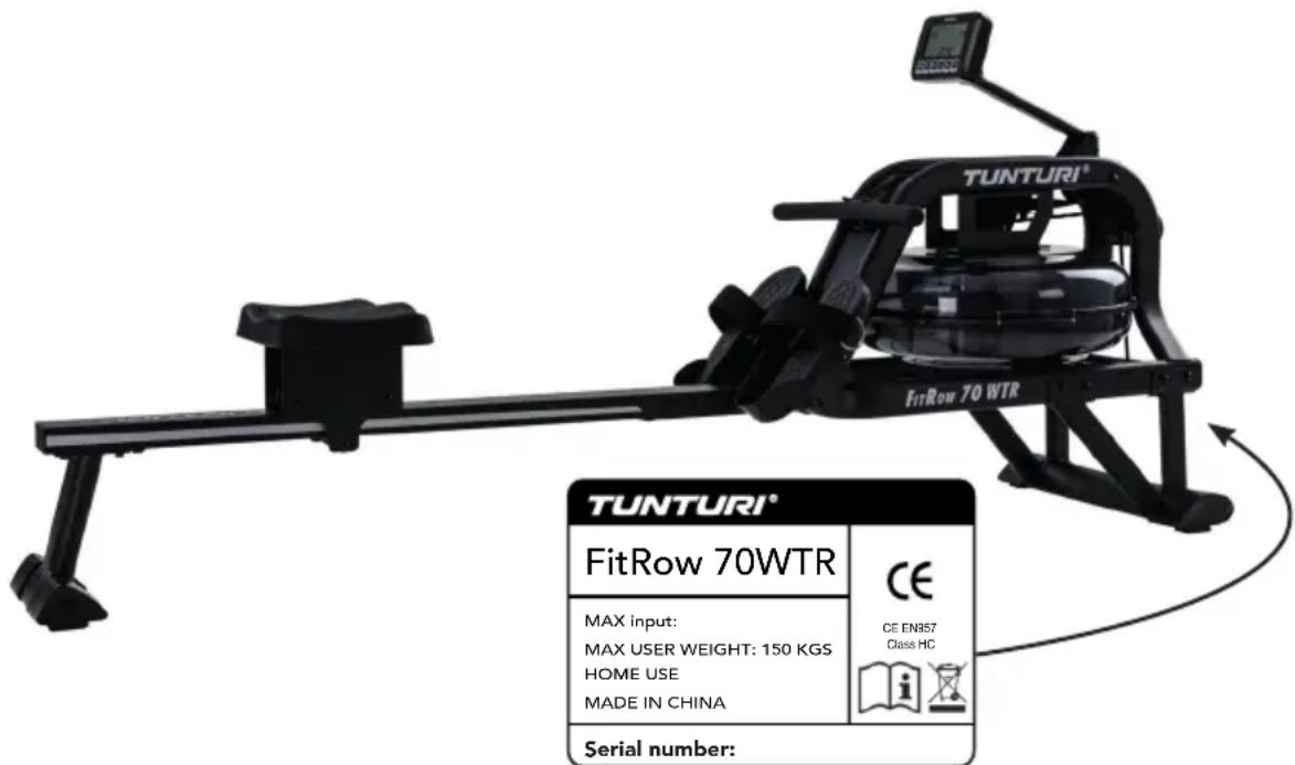 TUNTURI FitRow 70 WTR - 1