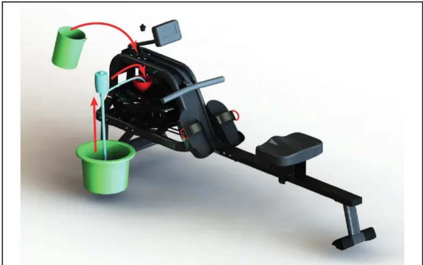 TUNTURI FitRow 70 WTR - E-3 - 1