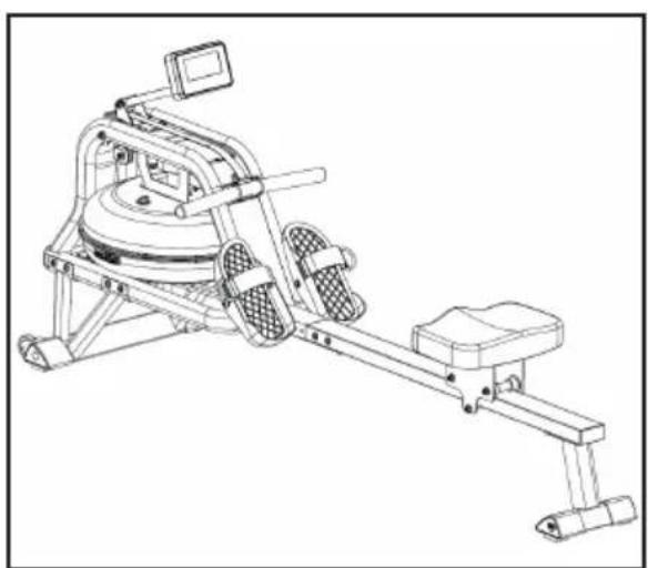 TUNTURI FitRow 70 WTR - D-6 - 2