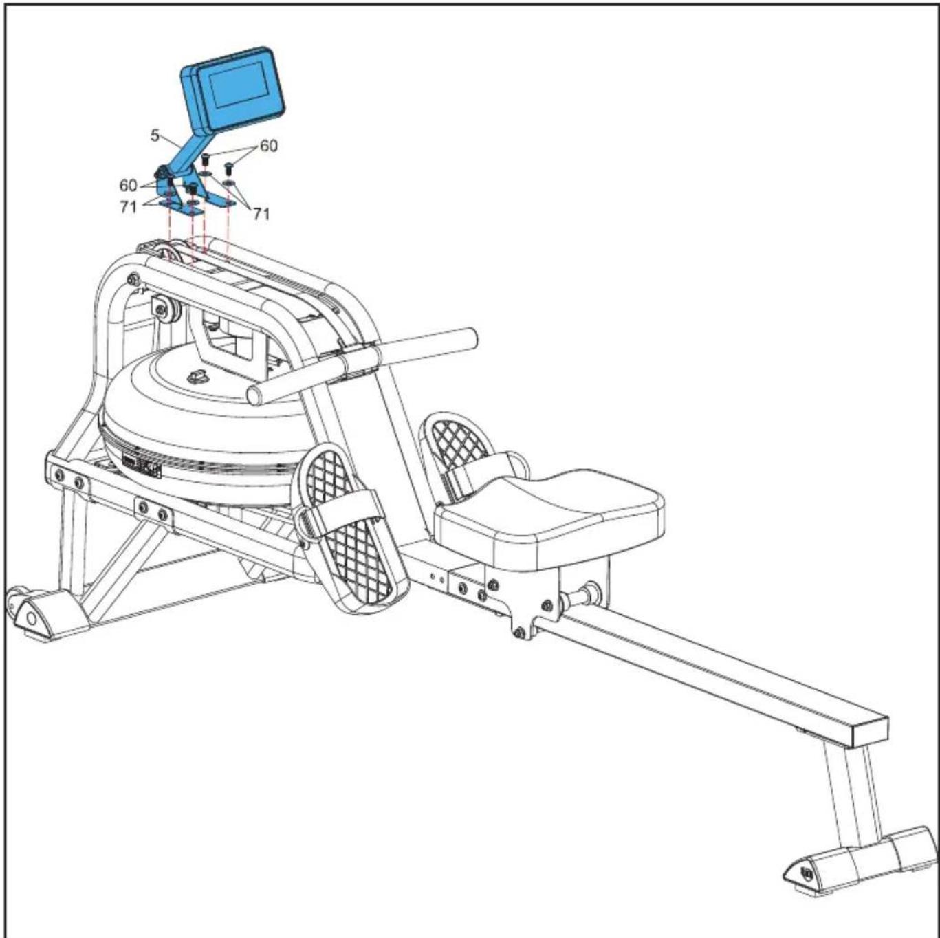 TUNTURI FitRow 70 WTR - D-6 - 1