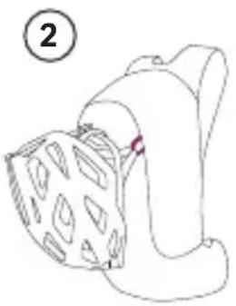 Vaude Splash 20+5 - SUPPORTI PER CASCO - 3
