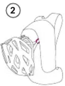 Vaude Cluster 10+3 - SUPPORTI PER CASCO - 3
