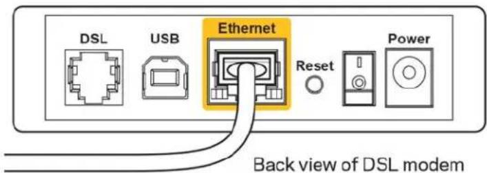 LINKSYS EA2750 - Mensaje «Your Internet cable is not plugged in» (Su cable de internet no está enchufado) - 3