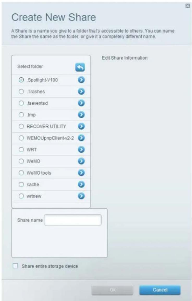 LINKSYS EA2750 - Πώς να ρυθμίσετε εξουσιοδοτημένους χρήστες και κοινόχρηστους φακέλους - 3
