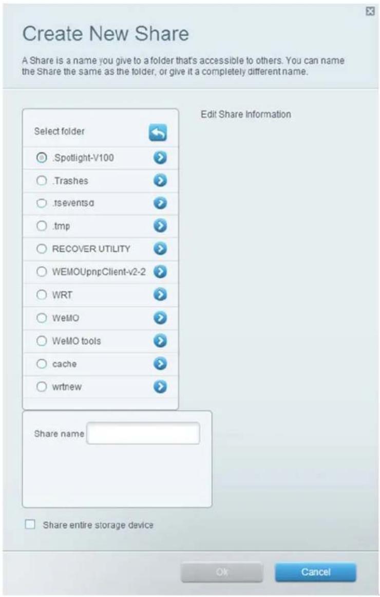 LINKSYS EA2750 - How to set up authorized users and shared folders - 3