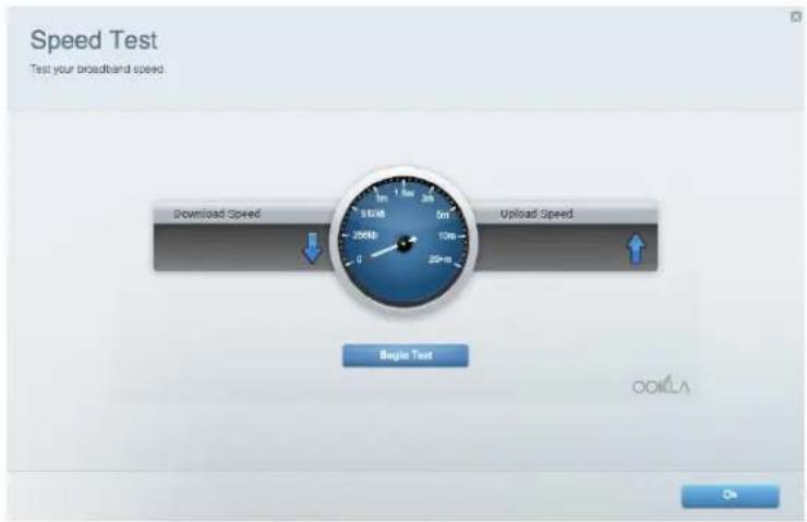 LINKSYS EA2750 - Die Internetgeschwindigkeit testen - 1