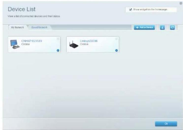 LINKSYS EA2750 - How to view device details - 1