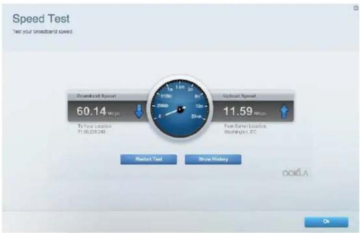 LINKSYS EA2750 - Die Internetgeschwindigkeit testen - 2