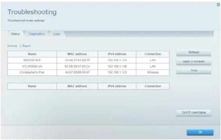 LINKSYS EA2750 - Cómo comprobar el estado de su router - 1