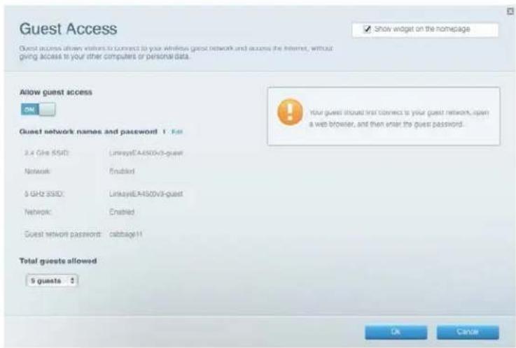 LINKSYS EA2750 - Konfiguration af gæstenetværk - 1