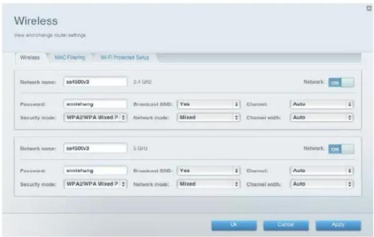 LINKSYS EA2750 - Comment changer le nom et le mot de passe de votre réseau - 1