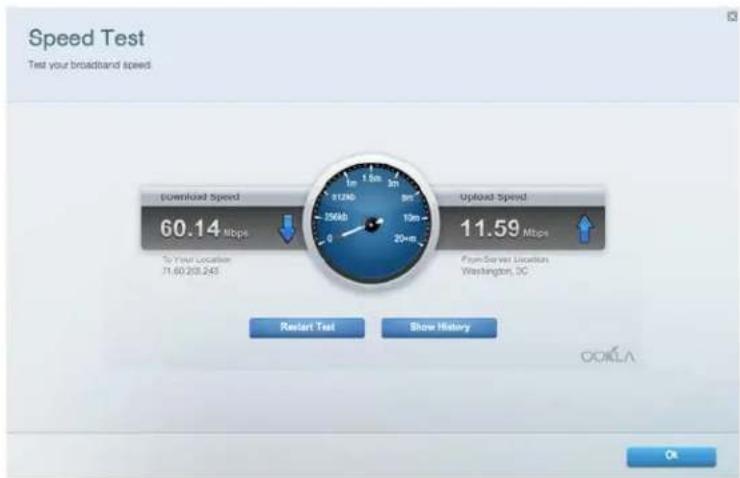 LINKSYS EA2750 - Cómo evaluar la velocidad de su conexión a internet - 2