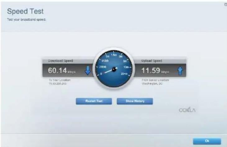 LINKSYS EA2750 - Test rychlosti připojení k internetu - 2