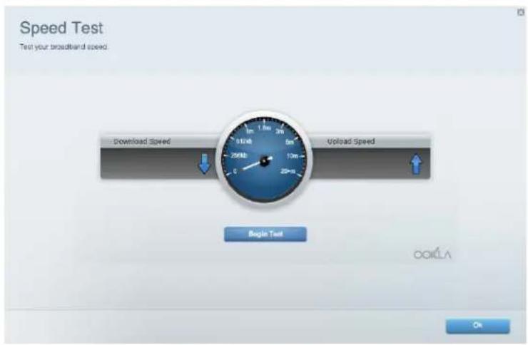 LINKSYS EA2750 - Δοκιμή της ταχύτητας της σύνδεσής σας στο Internet - 1