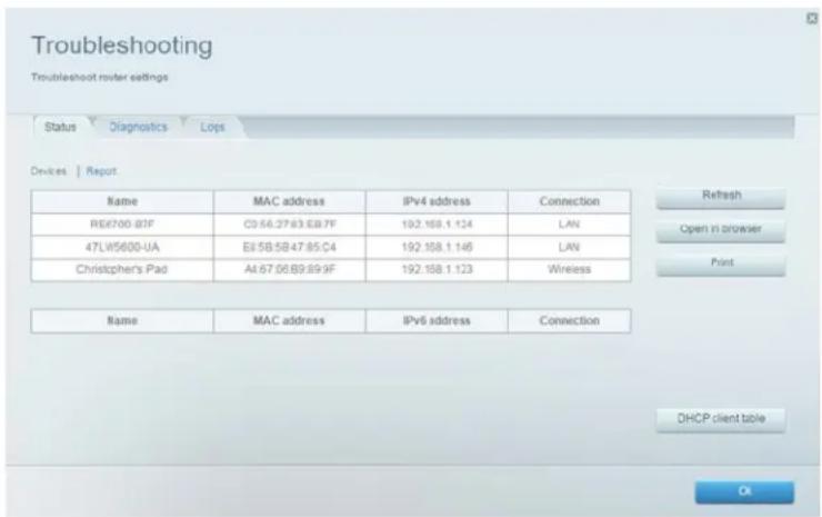 LINKSYS EA2750 - Cómo comprobar el estado de su router - 1