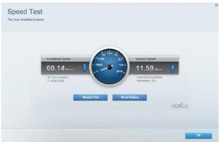 LINKSYS EA2750 - Δοκιμή της ταχύτητας της σύνδεσής σας στο Internet - 2