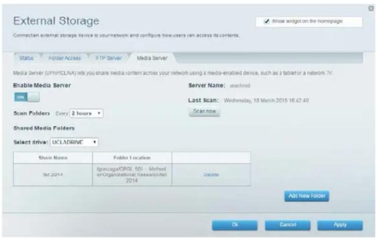 LINKSYS EA2750 - Ihren Router als Medienserver einrichten - 1