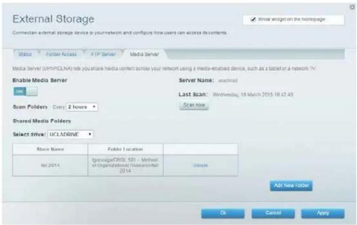 LINKSYS EA2750 - Comment configurer votre routeur comme serveur multimédia - 1