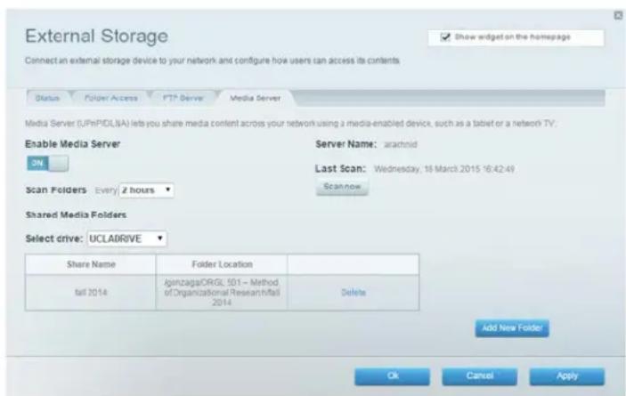 LINKSYS EA2750 - Cómo configurar su router para que actúe como un servidor multimedia - 1